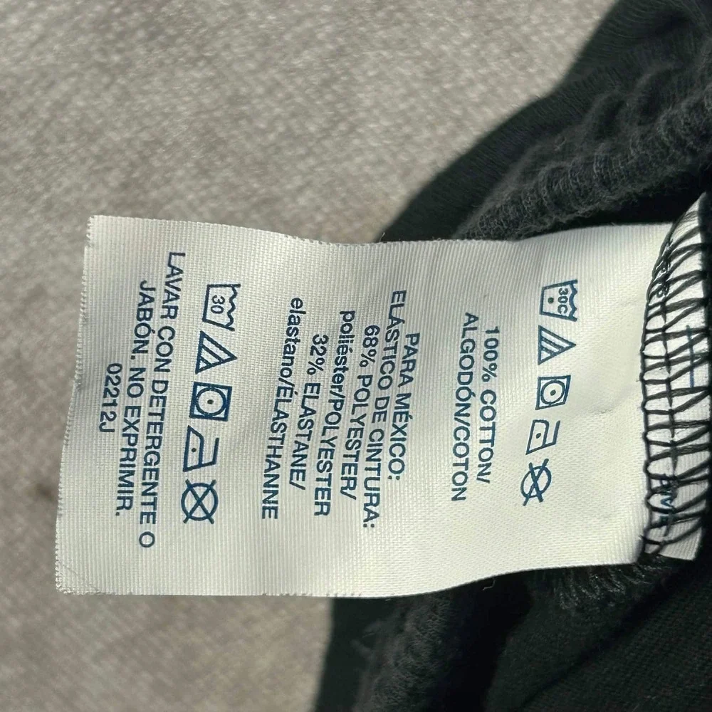 Polo Ralph Lauren Mens Black Allover Pony Logo Jogger Pajama Pants Size Large *